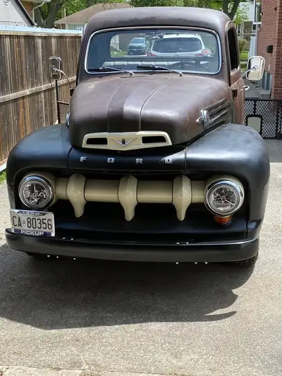 1952 Ford F-3 pickup C/W Five star Cab. Frame off complete restoration of very solid western truck....