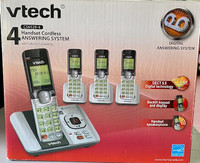 4 Vtech Cordless Phones - 4 Telephones sans fils 4 pcs.