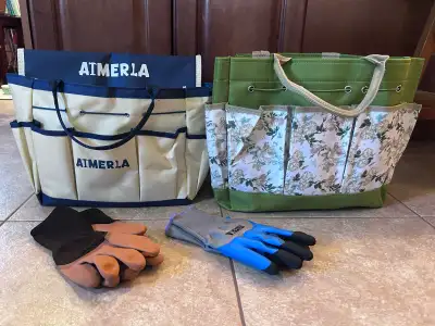 2 Gardening Tool Tote Bags , View more