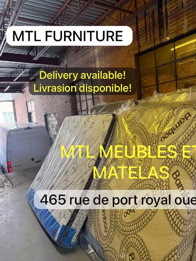 meuble en promotion. Furniture sale in Beds & Mattresses in City of Montréal - Image 3