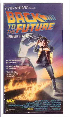 1. BACK TO THE FUTURE ORIGINAL ISSUE STAR WARS VHS. PLAYED ONCE NEAR MINT with no significant wear,...
