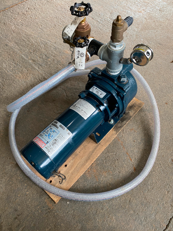 Water Pump - 1.5 HP with hoses, filter and fittings. in Plumbing, Sinks, Toilets & Showers in Corner Brook