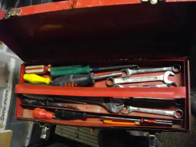 toolbox with tools, View more