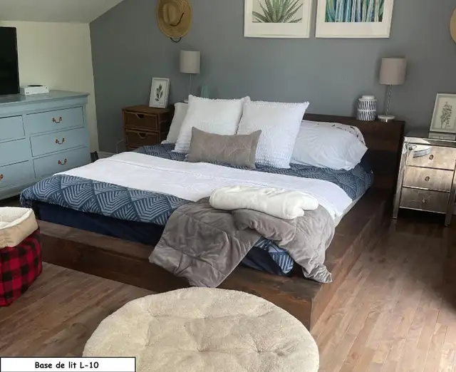 Lit en bois neuf personnalisable in Beds & Mattresses in City of Montréal - Image 6