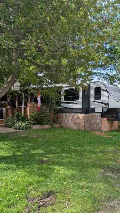 2022 KZ Sportsmen 40 ft destination trailer. Located in a waterfront Park just outside of Meaford. B...
