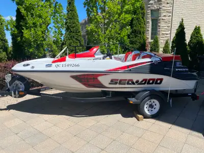 This 2008 Sea-Doo Speedster 150 features a powerful Rotax engine and is in good pre-owned condition,...