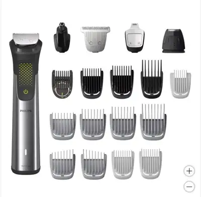 ⚡ Philips Series 9000 All-In-One Trimmer |  Steel Blades • 18-, View more