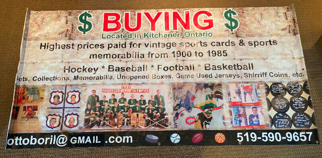 BUYING SPORTSCARDS & SPORTS MEMORABILIA in Arts & Collectibles in Guelph