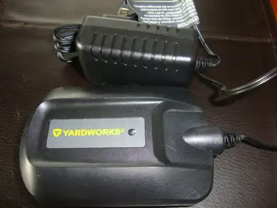 NEW YARDWORKS 20V BATTERY CHARGER, View more