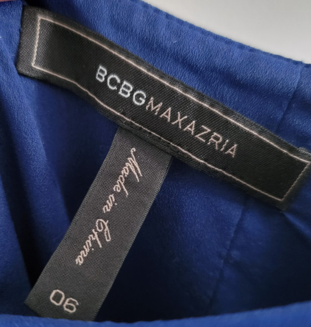 Robe longue bleue royale BCBG taille 6 dans Femmes - Robes et jupes  à Ville de Montréal - Image 2