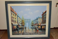 Paris Painting Original by Henri Rogers