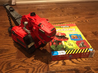 DINOTRAX TOY CAR AND MUCHING GAME LOT 