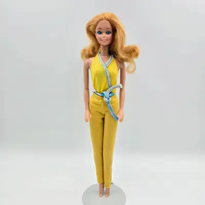 Vintage 1980 My First Barbie Doll 1875 Yellow & Blue Outfit Supe, View more
