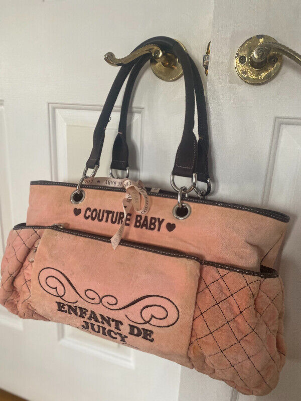 Juicy Couture diaper bag, Baby bag Large Pink | Other | Markham / York  Region | Kijiji