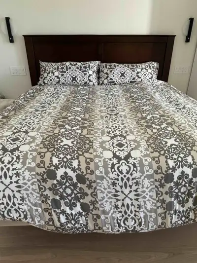 King Size Headboard, Bedframe, Boxspring & Mattress, View more
