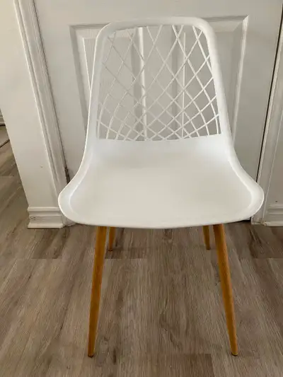 Sleek white chair!, View more