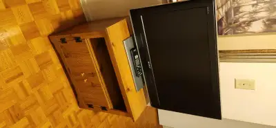 32 inch Tv and stand, View more