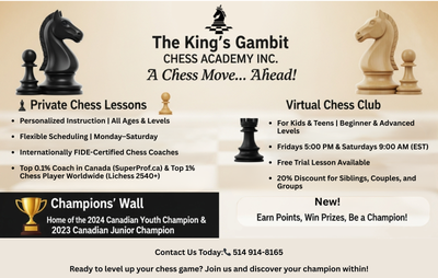 King’s Gambit Chess Academy: Young Champs Rise & Earn Rewards!, View more