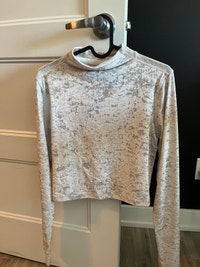 Lululemon All Aligned Velvet Crop Long Sleeved Shirt