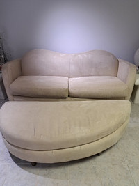 Oversized Sofa & Ottoman