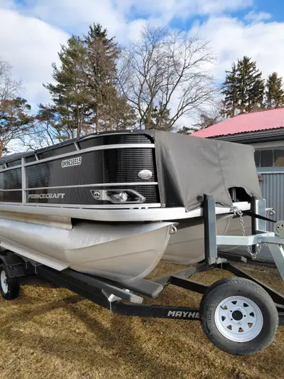21 ft. Sport fisher. 115 hp. Merc. Pro XS. Bought new in 2025. 2025 Trailer. Motor Guide Xi5 trollin...
