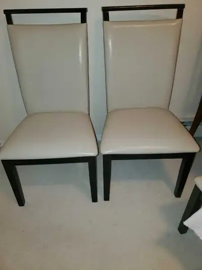 6 Piece Leather Dinette Set, View more