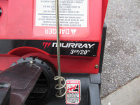 Murray 3hp snowblower. Starts on second pull.