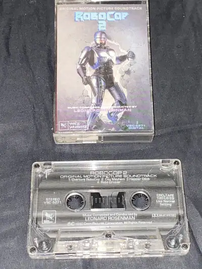 Robocop 2 Movie Soundtrack Cassette 1993 Rare, View more