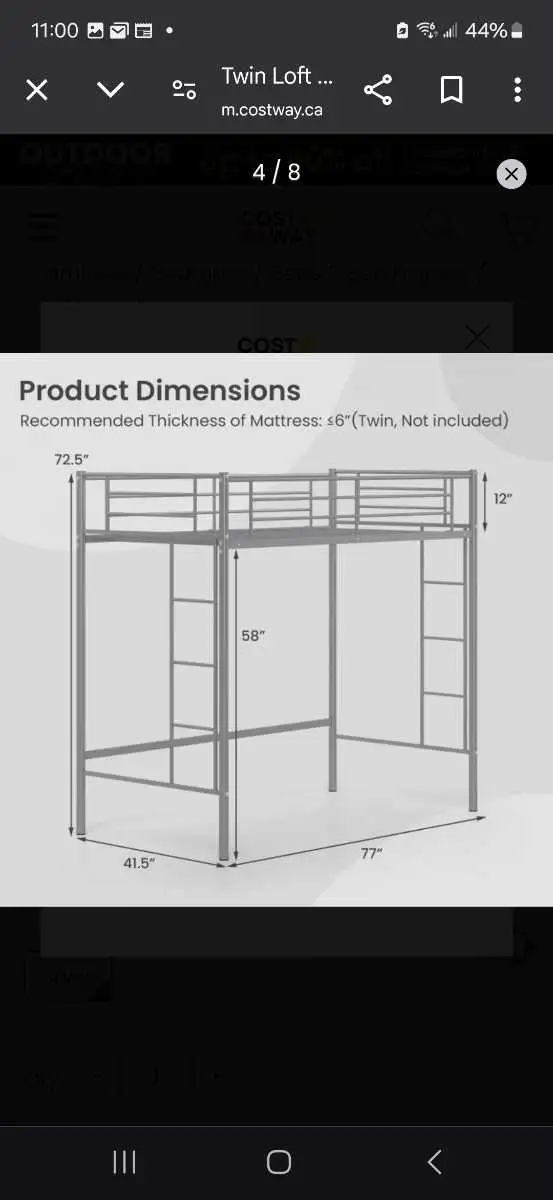 Loft Bed in Beds & Mattresses in Kingston - Image 4