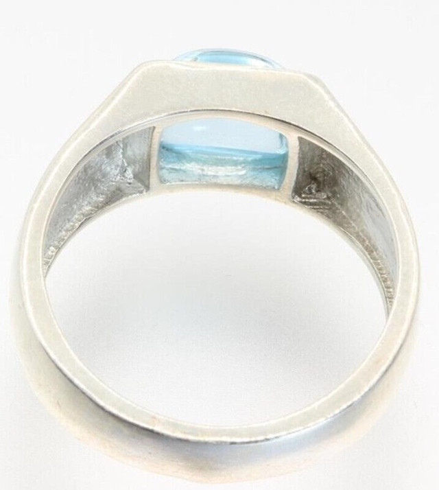 Art4u2enjoy (J) Men’s Blue Topaz Ring with 4.25CTS APP $650 in Jewellery & Watches in Pembroke - Image 4