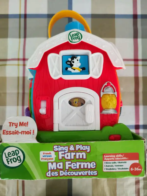 Leap Frog - sing and play farm FRENCH version 63006661667585121