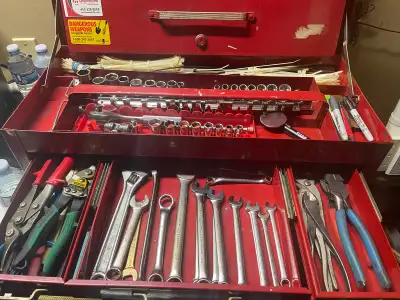 tool box with tools, View more