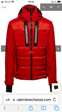 Manteau de ski ou hiver TONI SAILER  rouge,x- large (arge) H