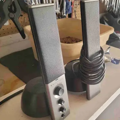 Altec Lansing  desktop Computer stereo speakers with powerred s, View more
