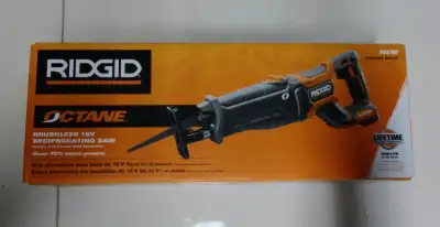 Brand New RIDGID 18V Octane Brushless Cordless Reciprocating Saw R8643B (Tool Only) GEN5X motor tech...
