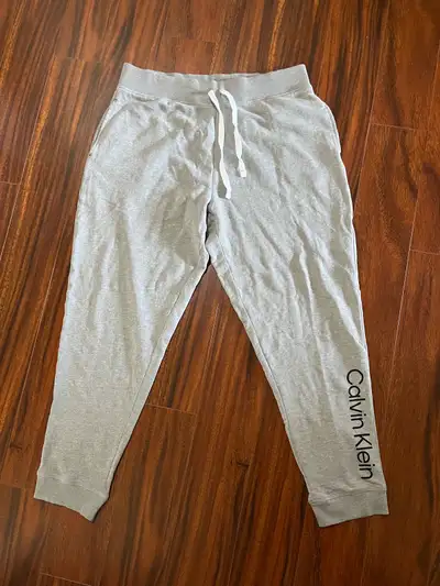 Calvin Klein women’s XL joggers, light grey , View more