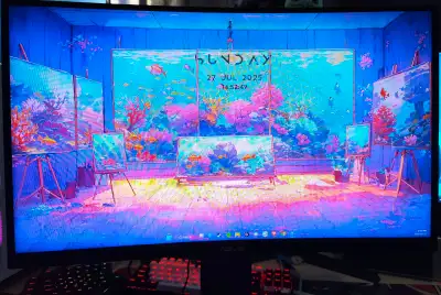 Asus Curved Gaming Monitor - 24inch 144hz 1080p 1ms, View more