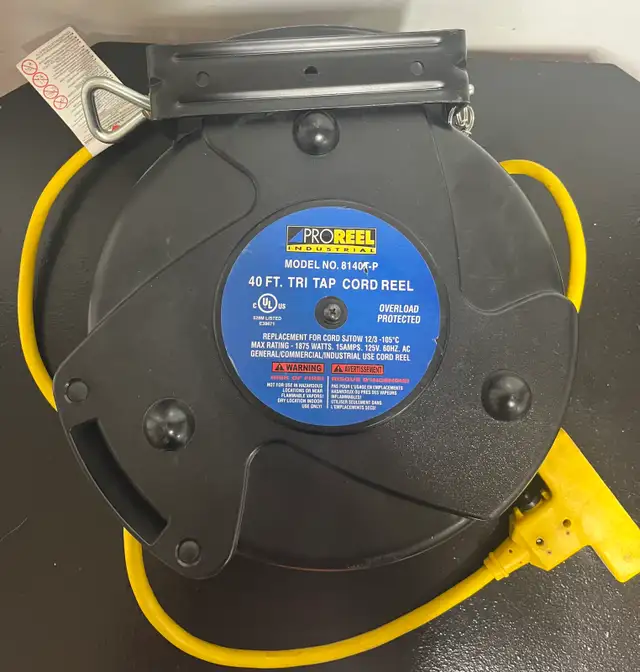ProReel 40 FT. Tri Tap Cord Reel
