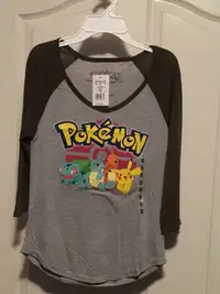Teen girls Pokémon shirts 