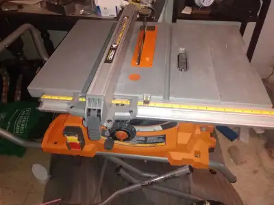 ridgid 10inch table saw for sale litttly used 3 times mint condi, View more