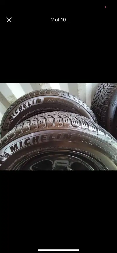 Set of 4 MICHELIN winter tires with rims (235 60 18) pattern (5×114.3) TPMS 2023 HONDA CR-V Series b...
