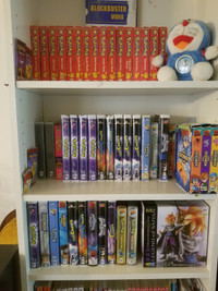 Anime VHS Pokemon, Digimon, Sailor Moon, Yugioh, Dragonball etc.