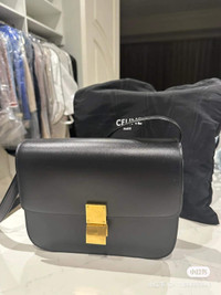 Celine Box Bag in Medium Black