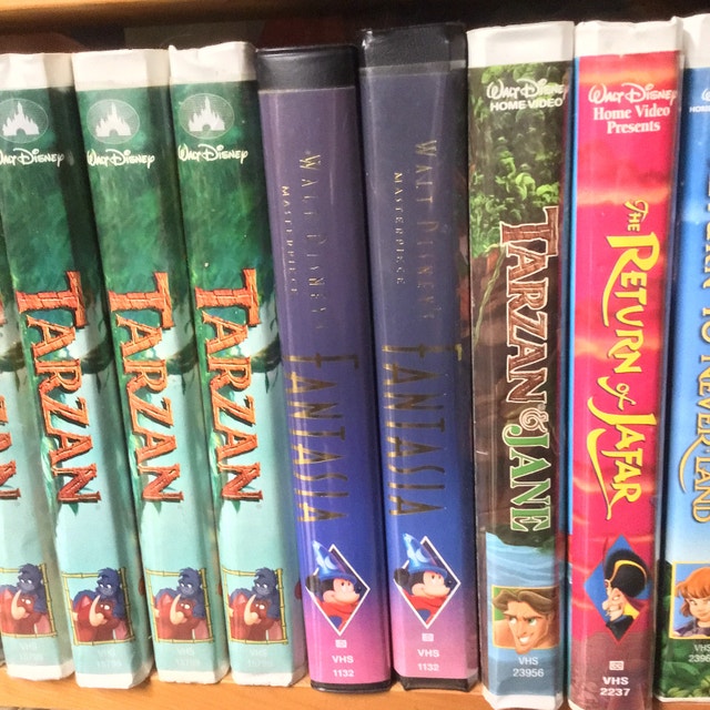 Walt Disney VHS Collection Includes Black Diamond Releases! CDs, DVDs