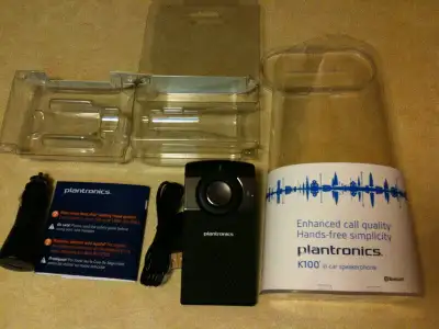 New Plantronics K100 In-Car Bluetooth Speakerphone