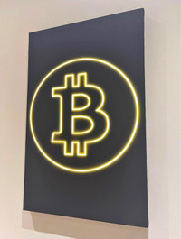 Bitcoin Canvas Print Picture