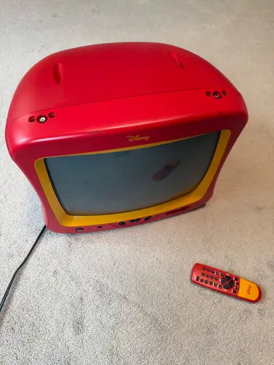 For sale: Mickey Mouse CRT Tube Television vintage from the early 2000’s era tested fully functions....