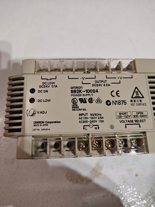 OMRON S82K-10024 POWER SUPPLY - NEW OPEN BOX in Other Business & Industrial in Markham / York Region - Image 2