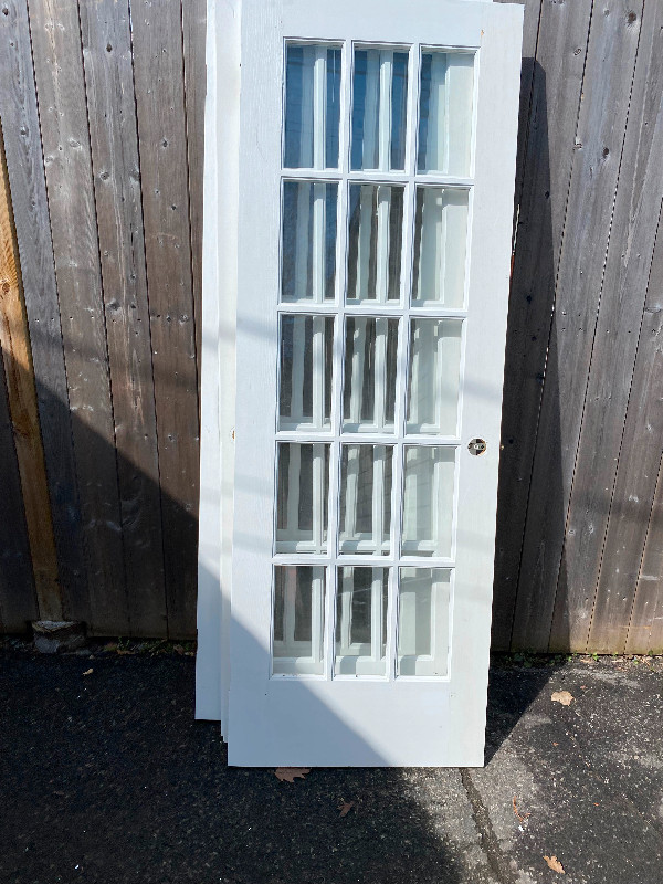 About 12 French doors with hardware in excellent condition in Windows, Doors & Trim in Ottawa - Image 2