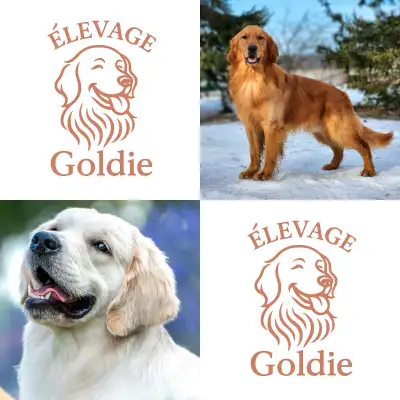 Magnifiques chiots Golden Retriever – Portée attendue fin juin 2025 – Réservations en cours Notre ch...